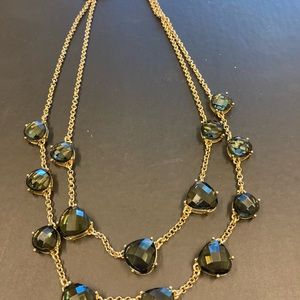 Banana republic double chain necklace excellent condition